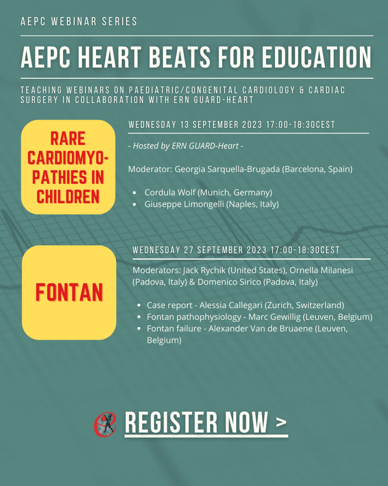 Resuming AEPC Heart beats for education webinars - Register now! | AEPC